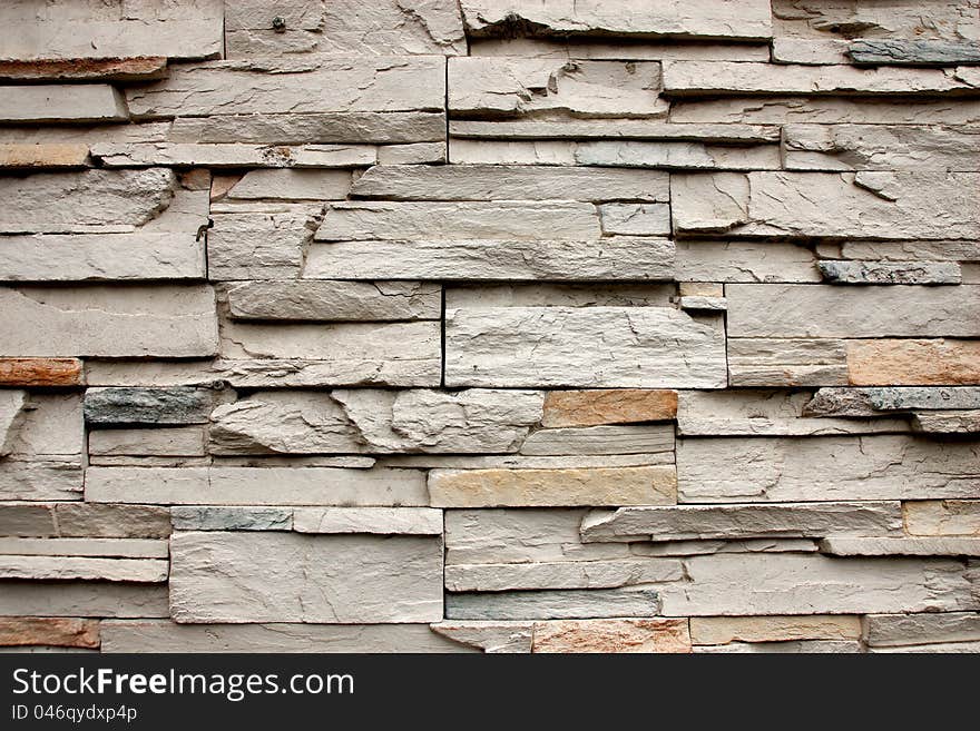 Wall decorate with layer rock. Wall decorate with layer rock