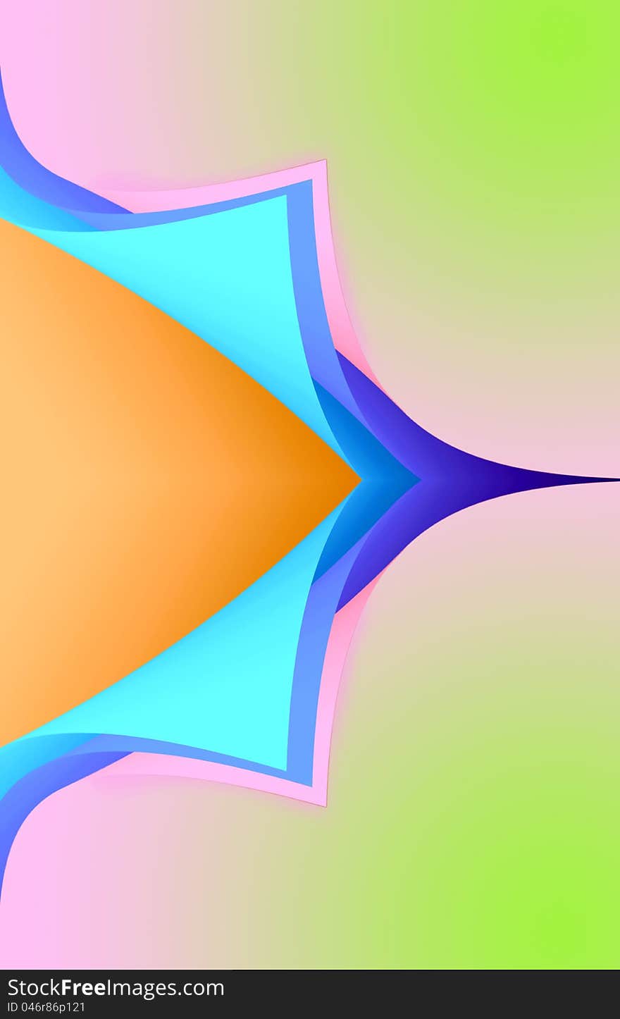 Background of colored paper with bent corners. Background of colored paper with bent corners