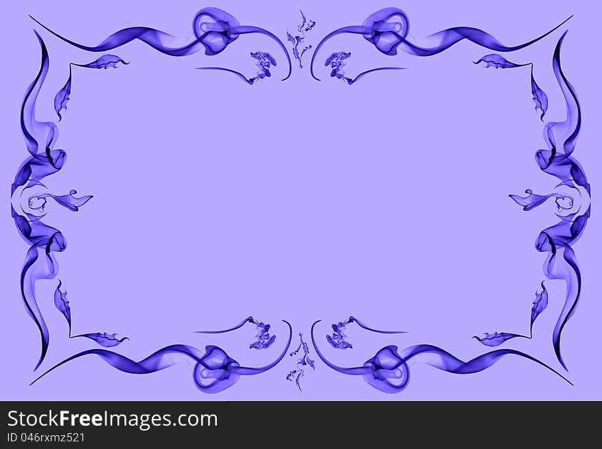 Lilac Abstract Color Frame