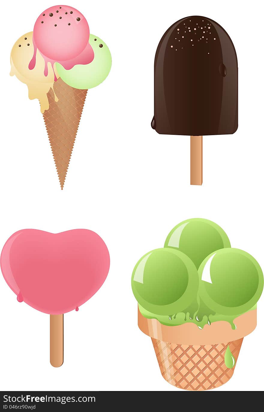 Ice Cream Icon Set