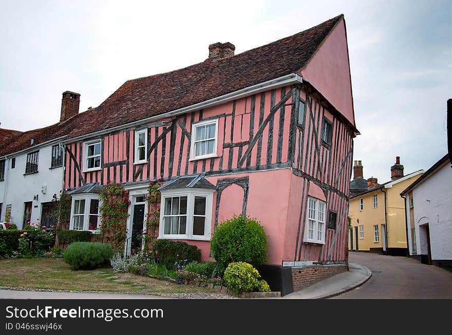 Timber-framed house, England, Cambridgeshire