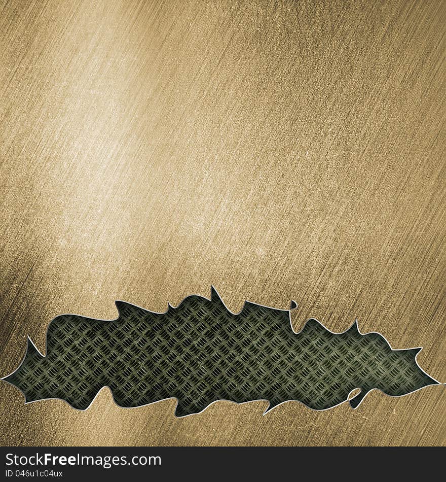 Riped metal modern background