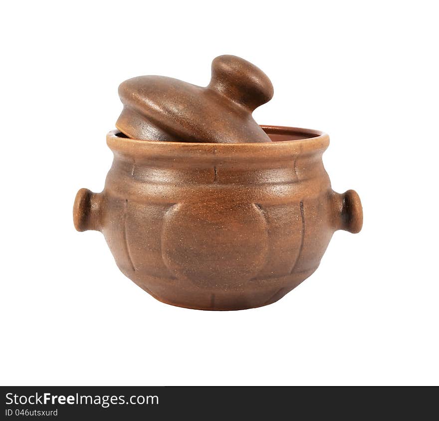 Ceramic Pot With  Cover