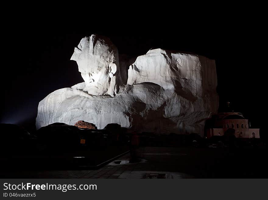 War monument to the brave, Brest fortress, Belarus