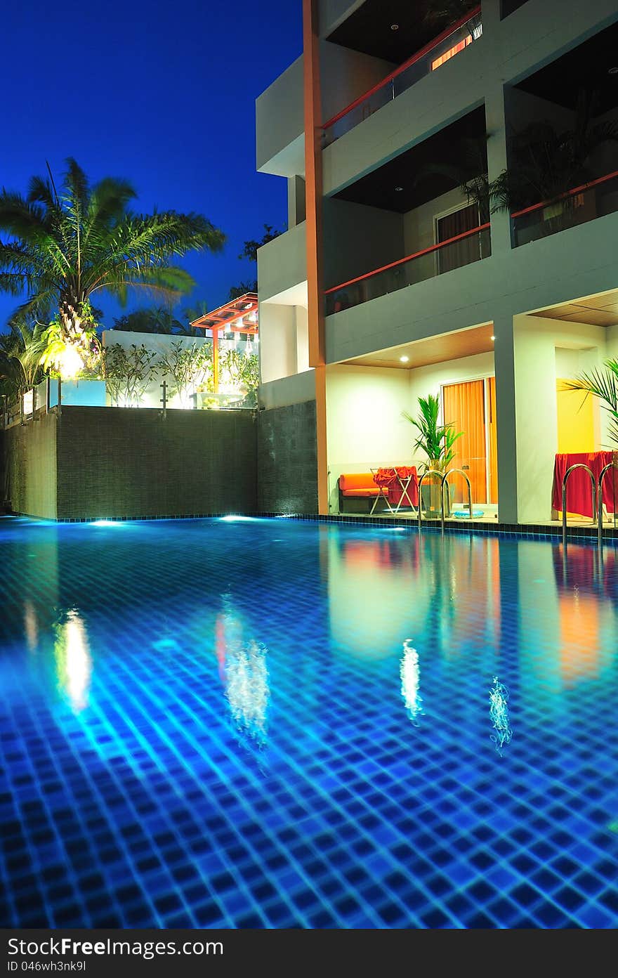 Cha-am, Thailand resorts, pool access. Cha-am, Thailand resorts, pool access.