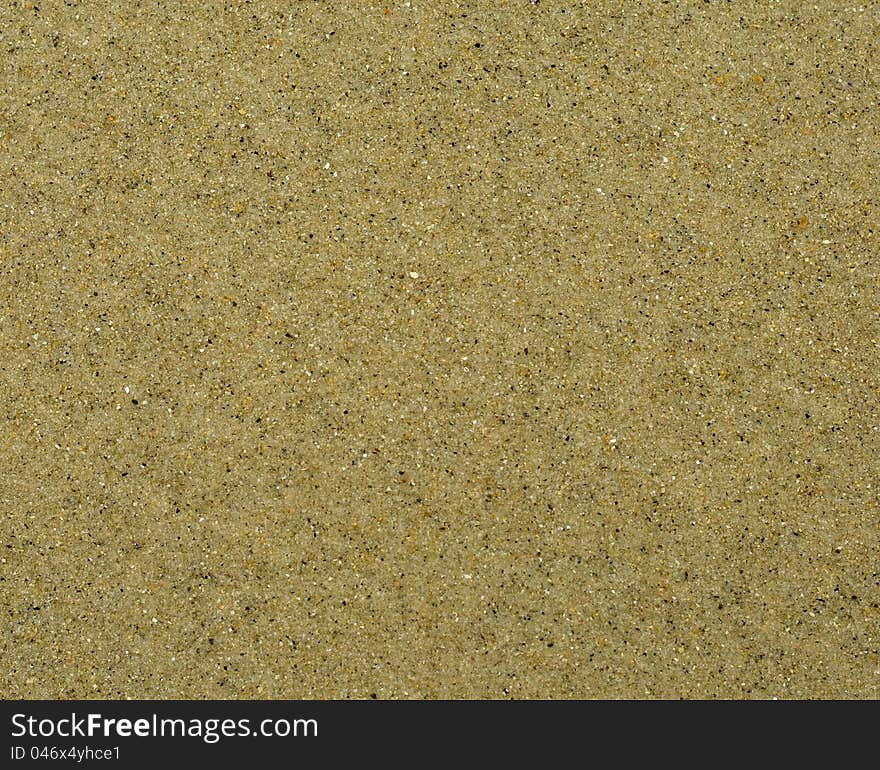 Background of the sand after rain.