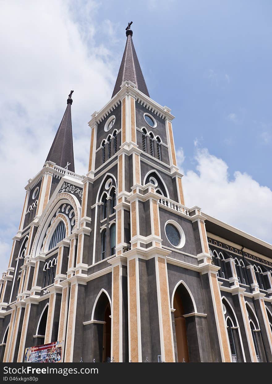 Christ church in Chantaburi, Thailand