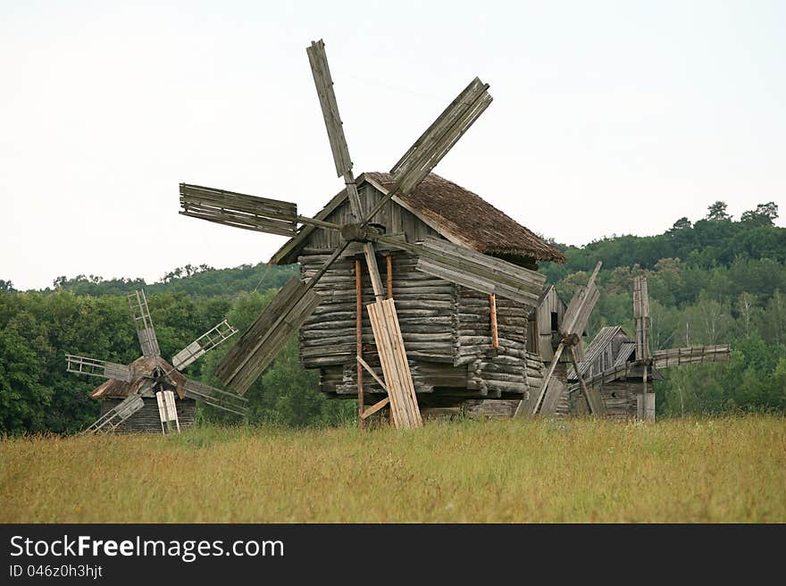 Four windmills