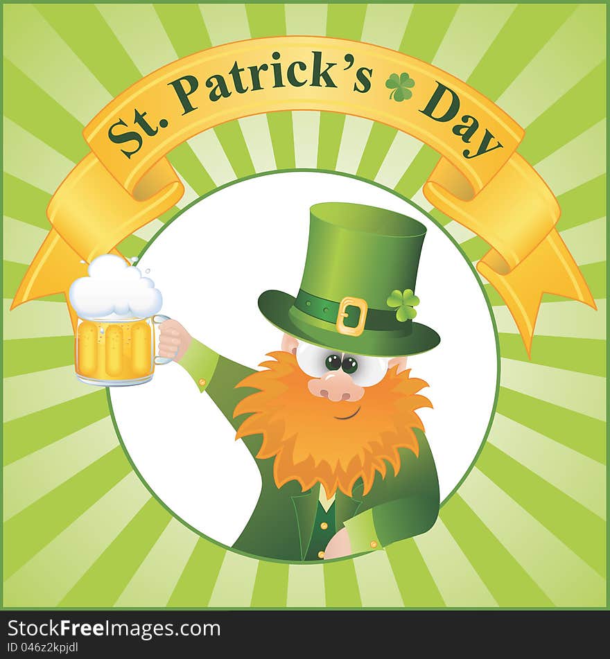 St. Patrick's Day vector Illustration. EPS 8. St. Patrick's Day vector Illustration. EPS 8.