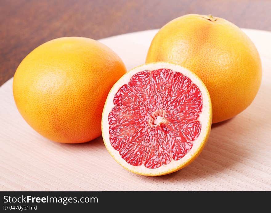 Fresh Red Grapefruit