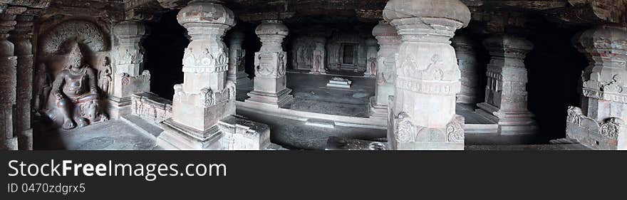 Panoramic Ellora Caves