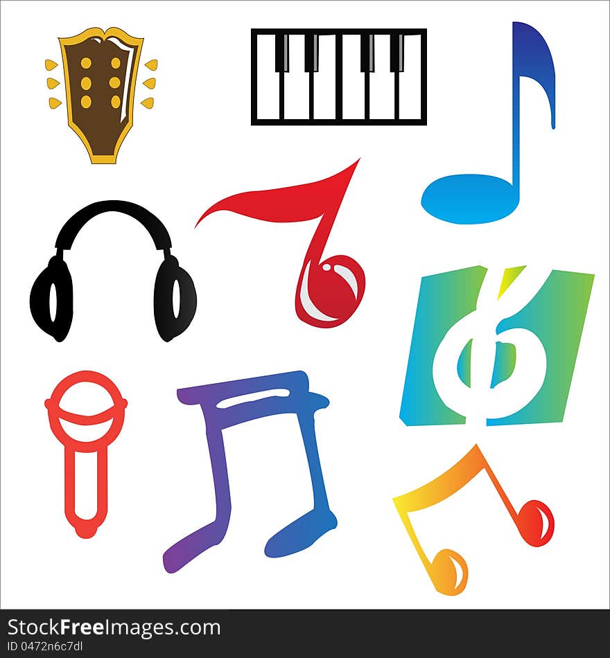 Vector Music Elements