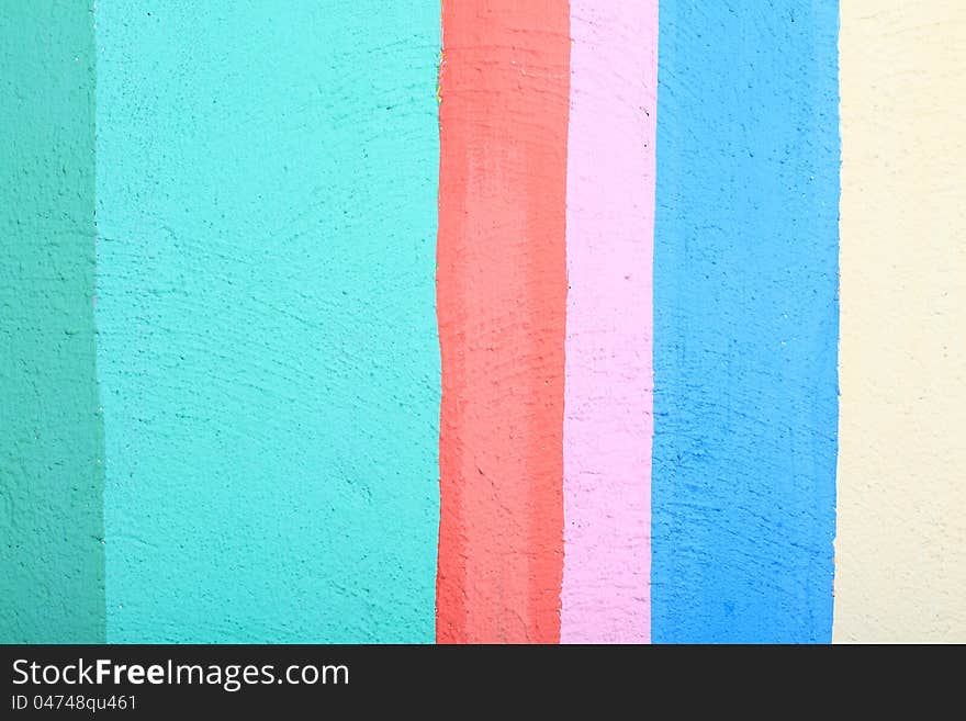 Colorful stripe concrete wall, background texture.