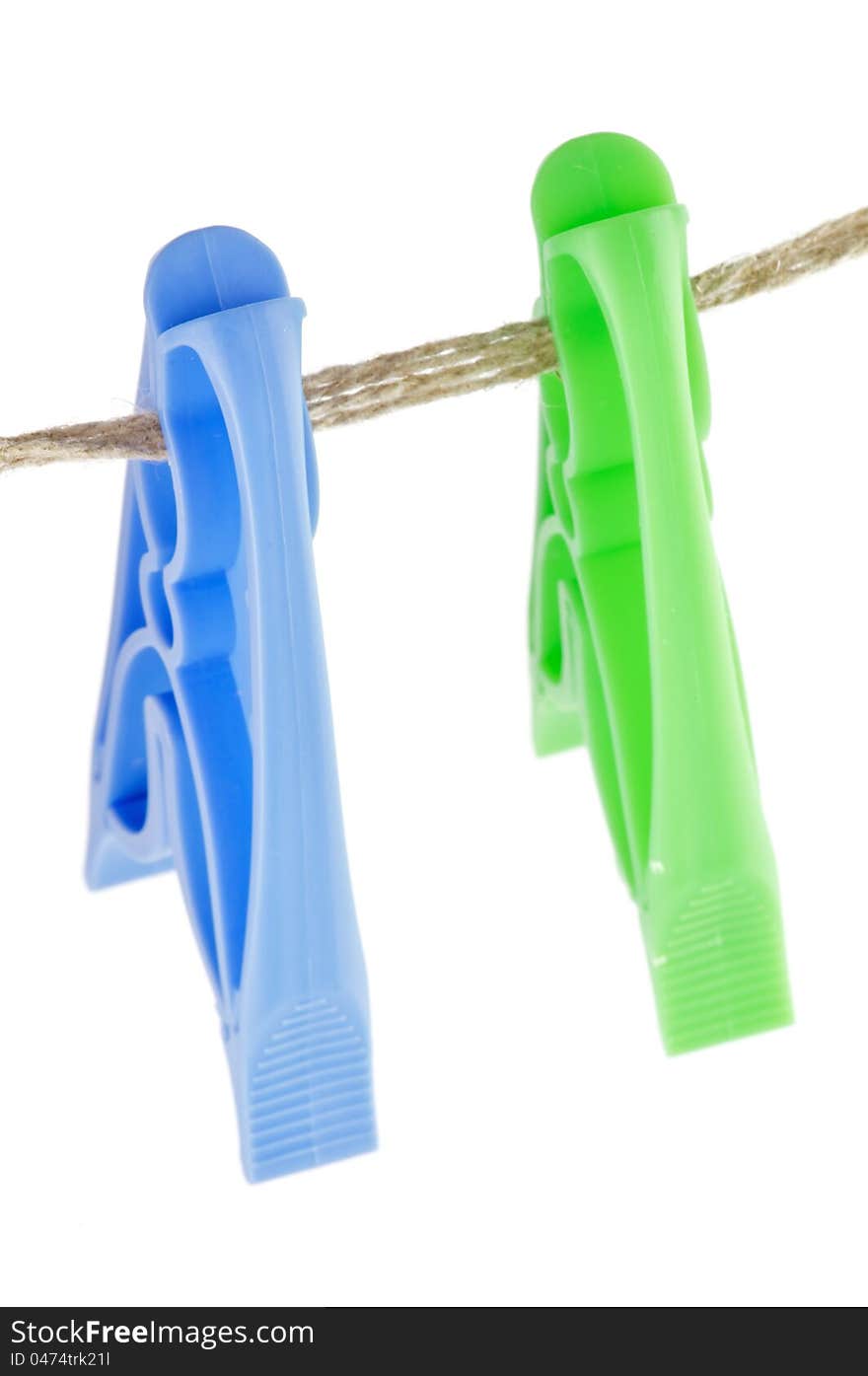 Two colour Clothespins