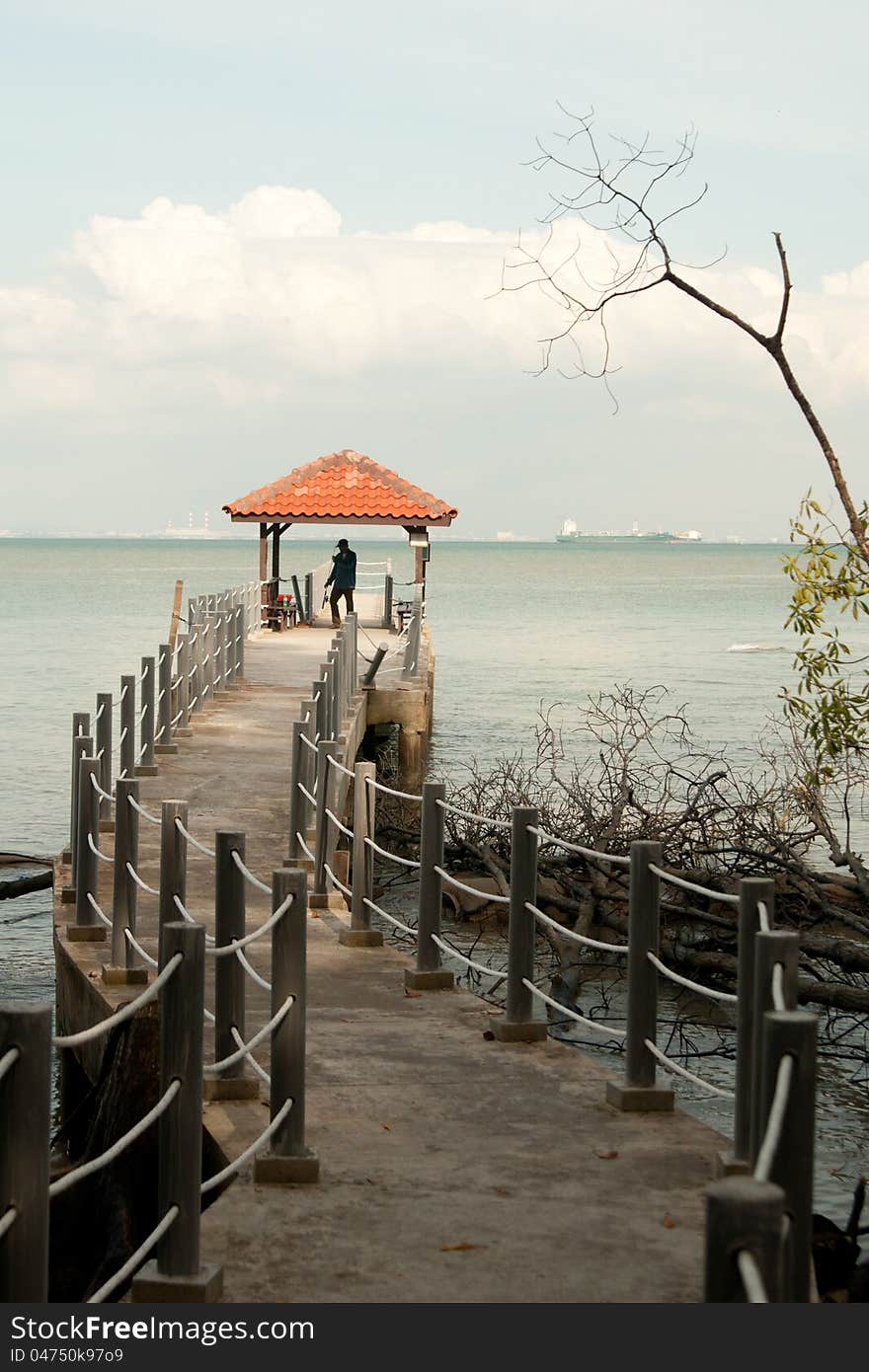 Lonely Fisherman