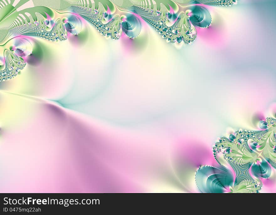 Abstract background pink green