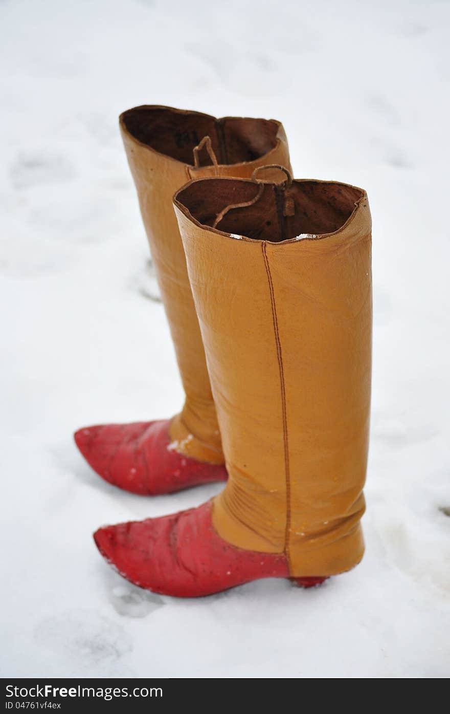 Boots In Snow