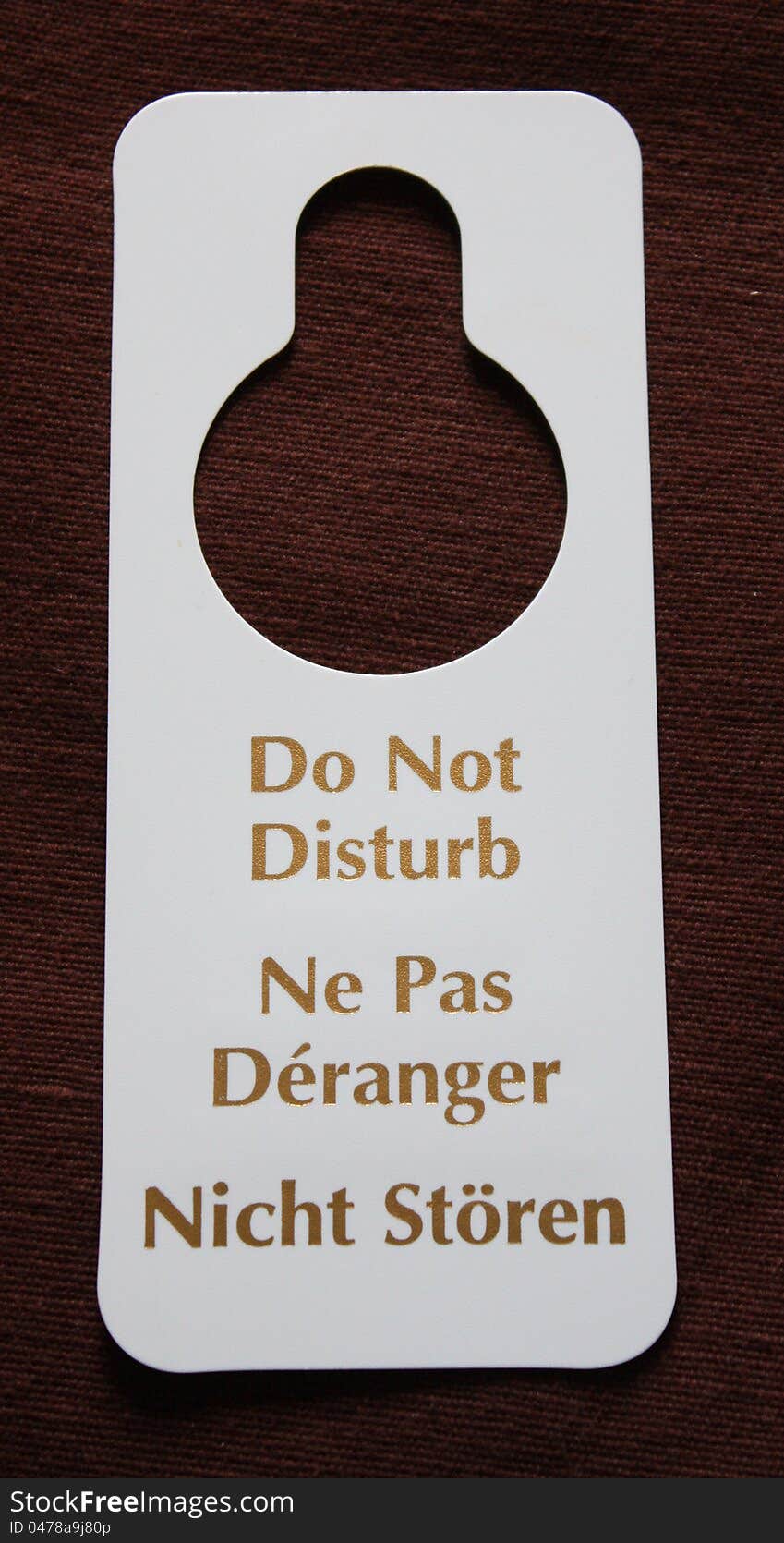 Do Not Disturb.