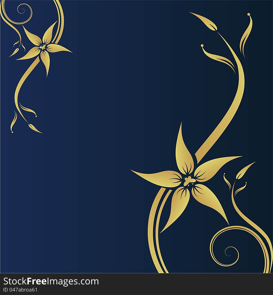 Abstract Flowers Background