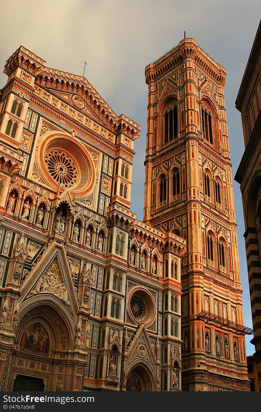 Campanile of Giotto; Bell Tower of Santa Maria del Fiore, Florence, Italy