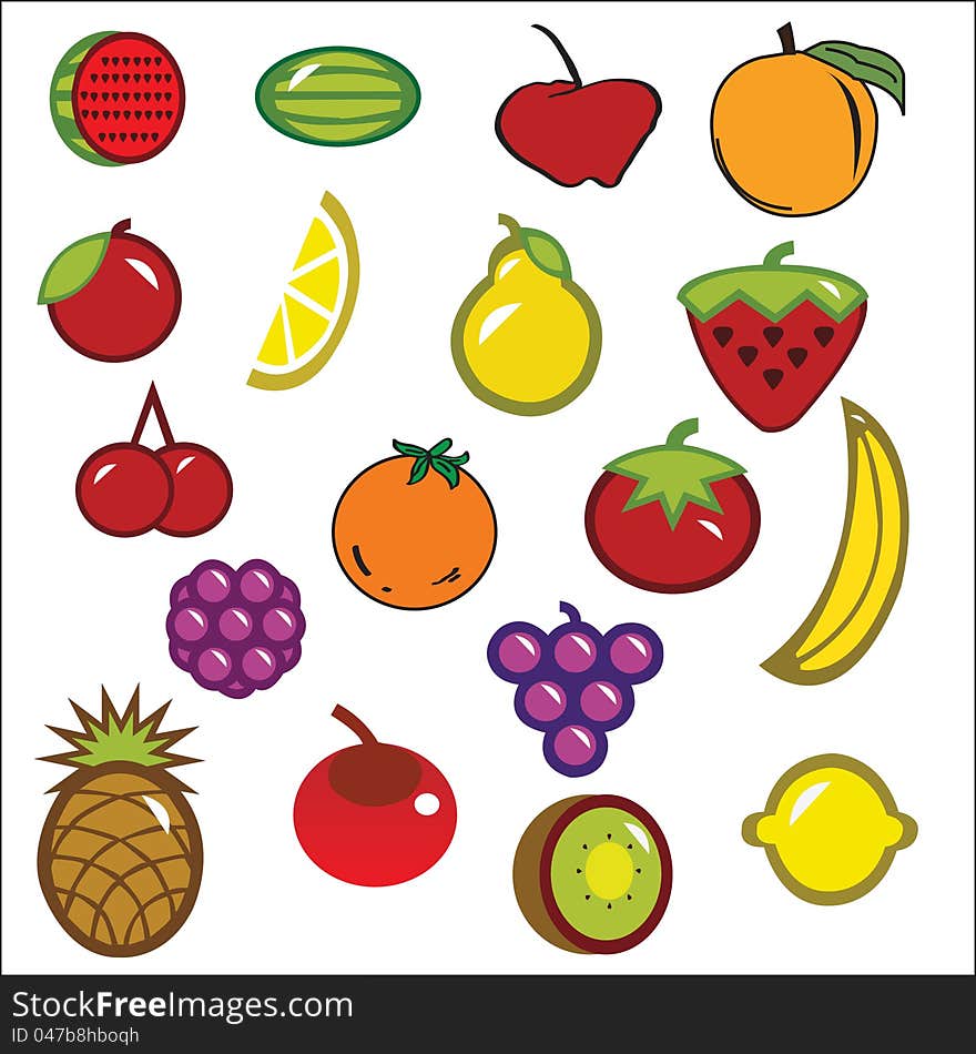 Vector Fruit Collection