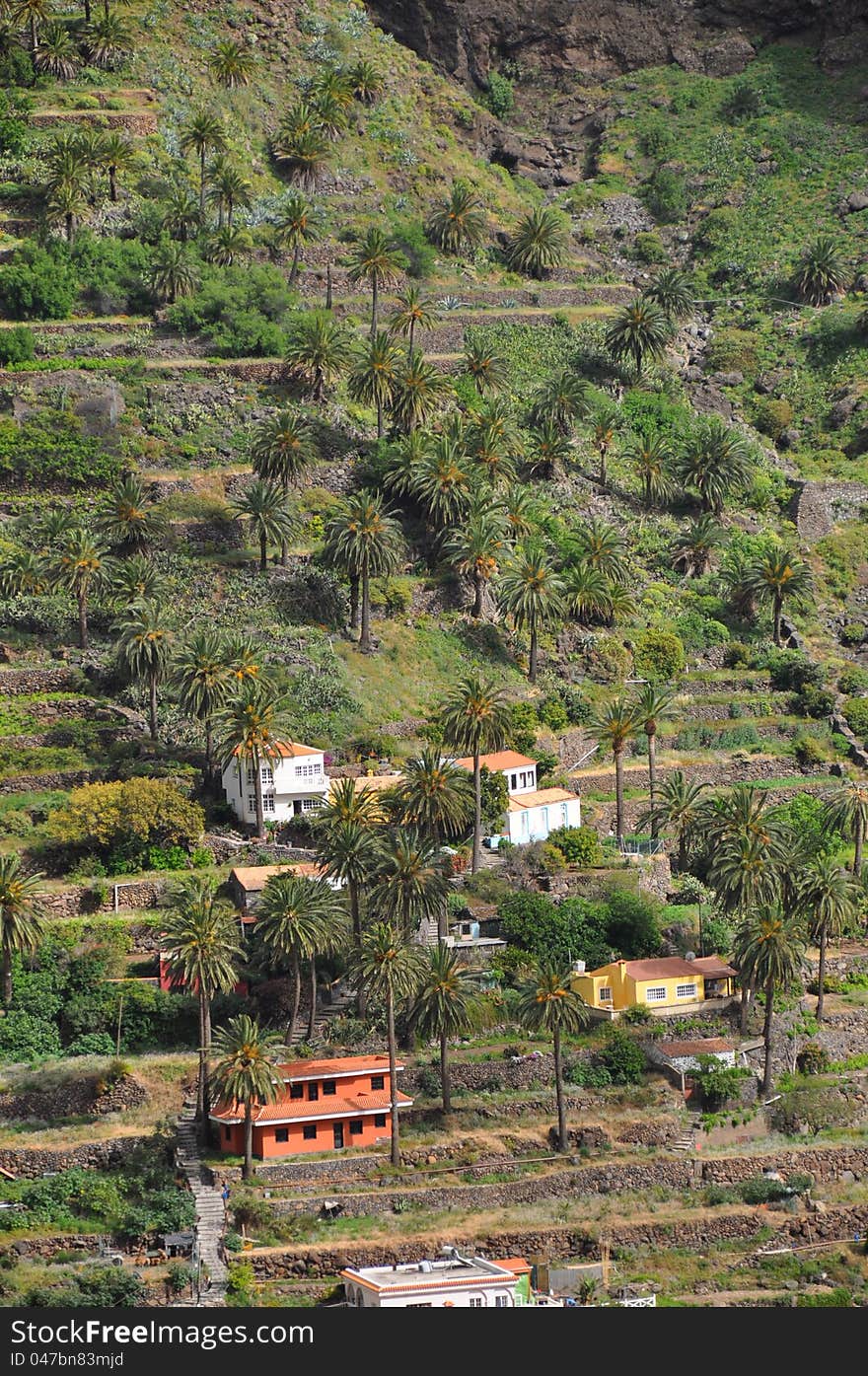 Mountainous Landscape On La Gomera