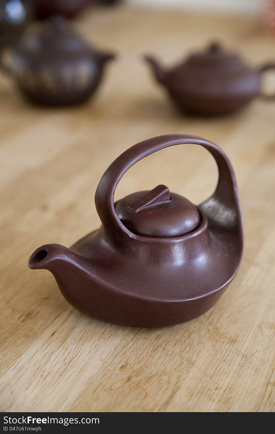 Asian ceramic teapots