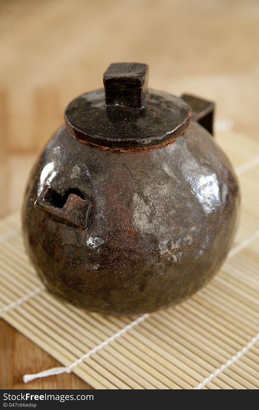 Handmade Rustic Ceramic Teapot