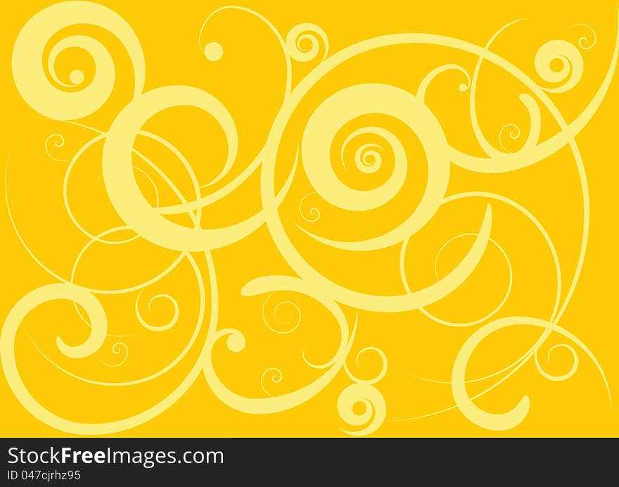 Abstract Floral Background