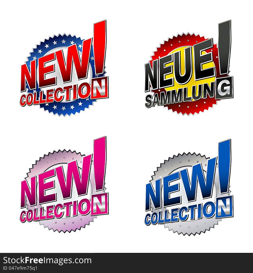 New Collection! Commercial English And German Labe