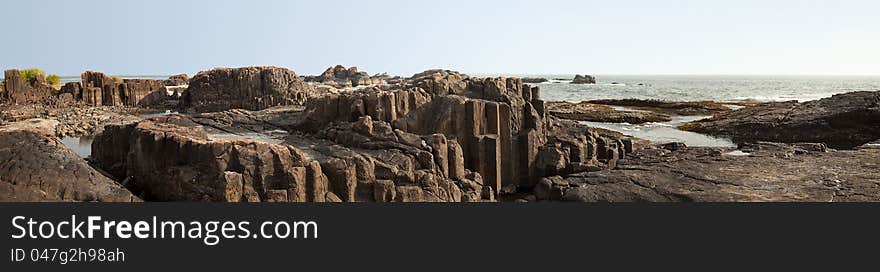 Beautiful Beach With Rocks