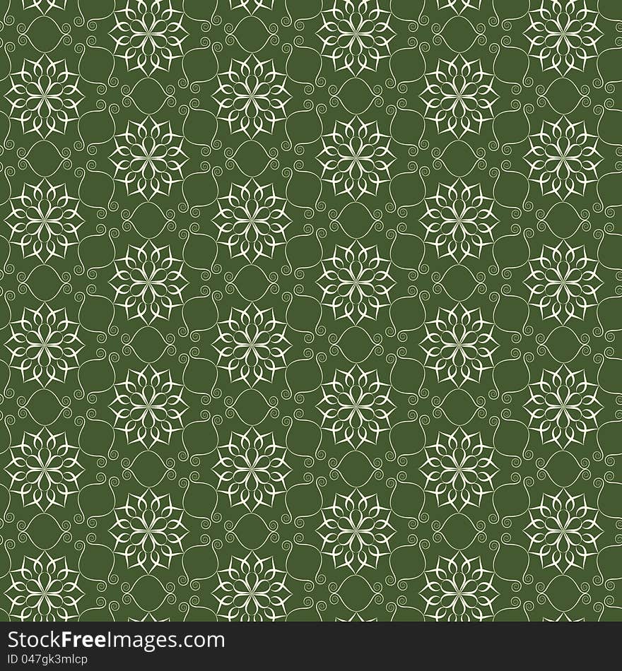 Elegant lace vector pattern