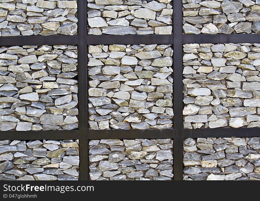 Stone wall background and texture