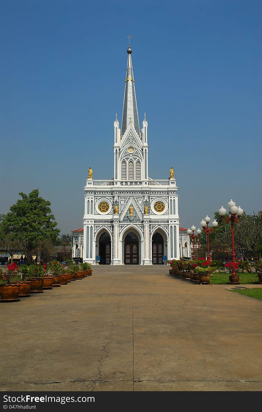 Christian church at Samut Songkram Province