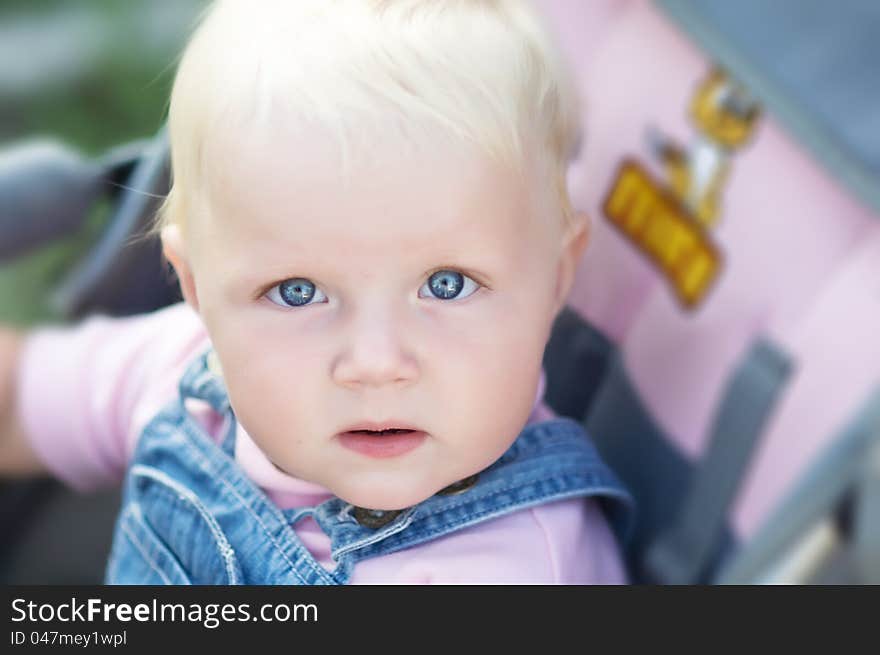 Portrait of a young child