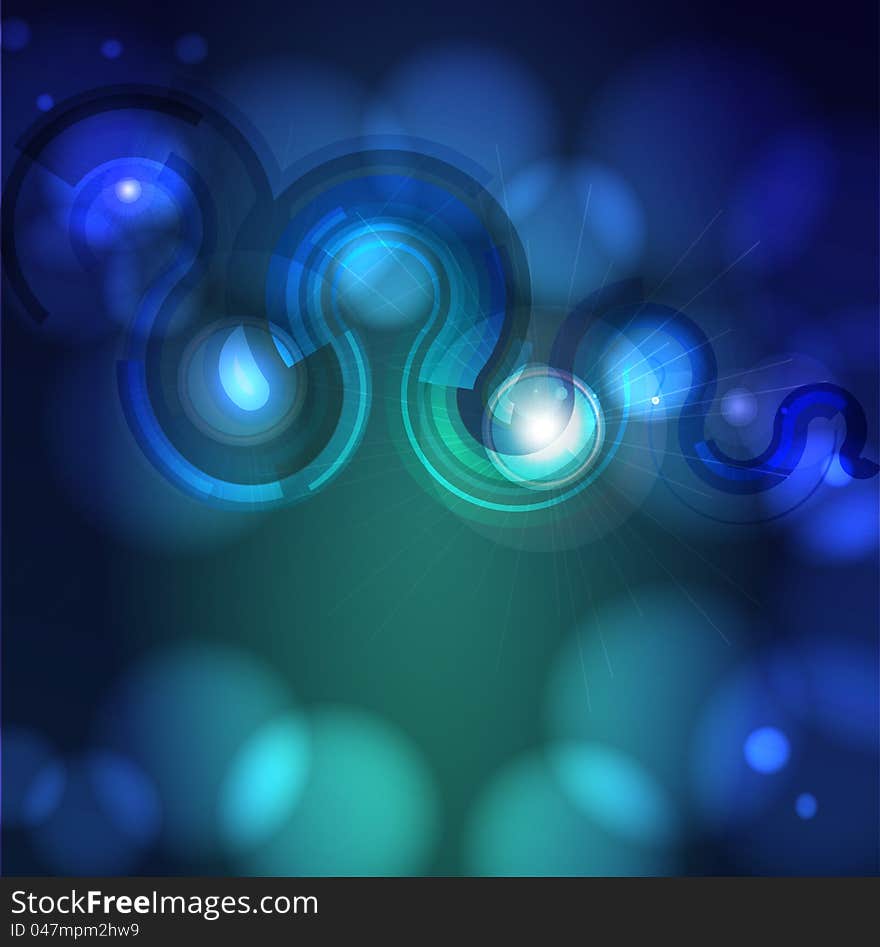 Abstract blue background