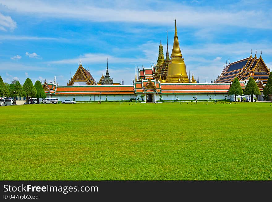 The Royal Palace in Bangkok, Thailand. The Royal Palace in Bangkok, Thailand.