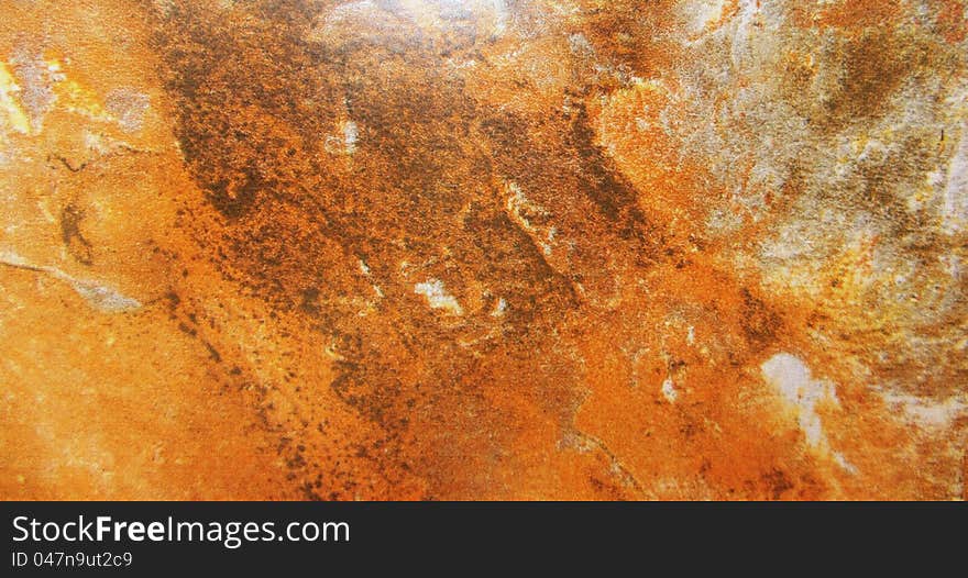 Brown and orange canvas abstract background