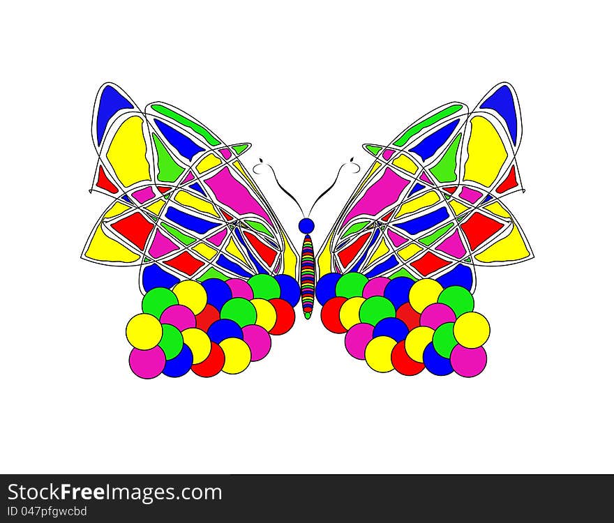 Psychedelic Butterfly