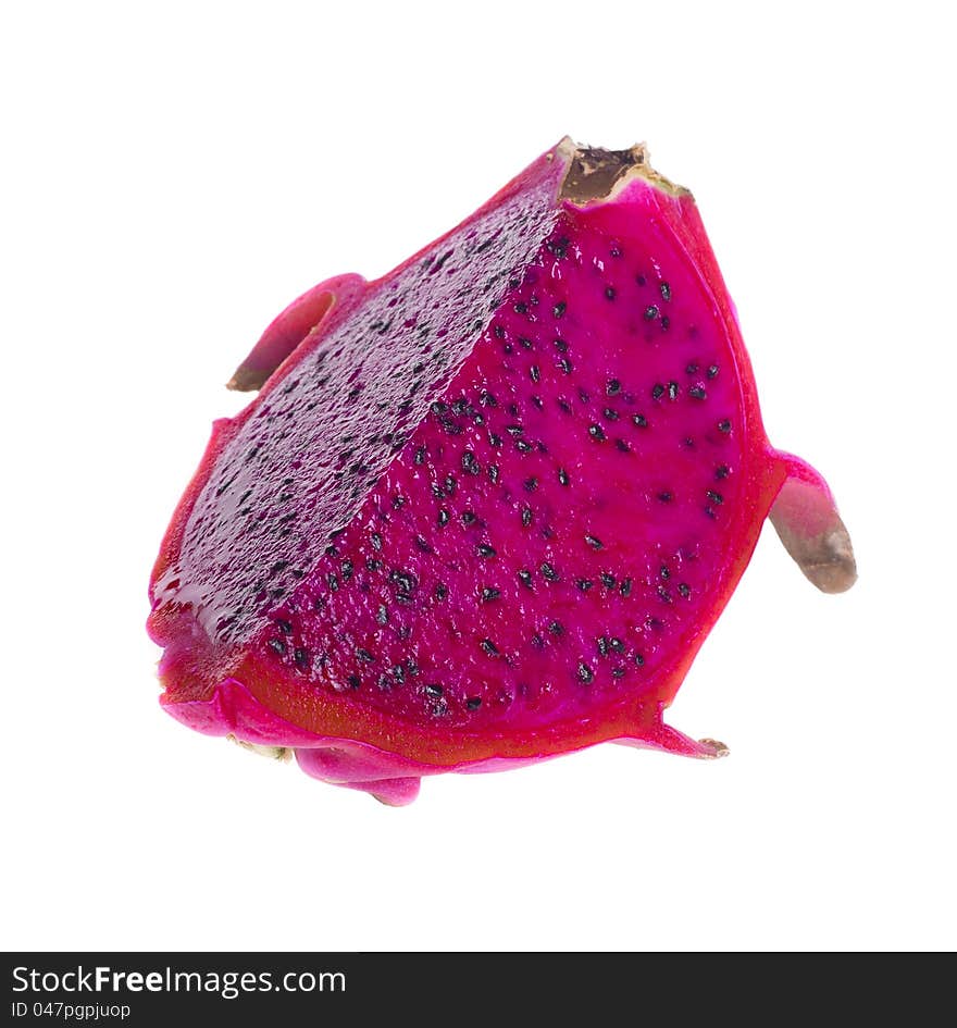 Dragon fruit isolated on white background. Dragon fruit isolated on white background