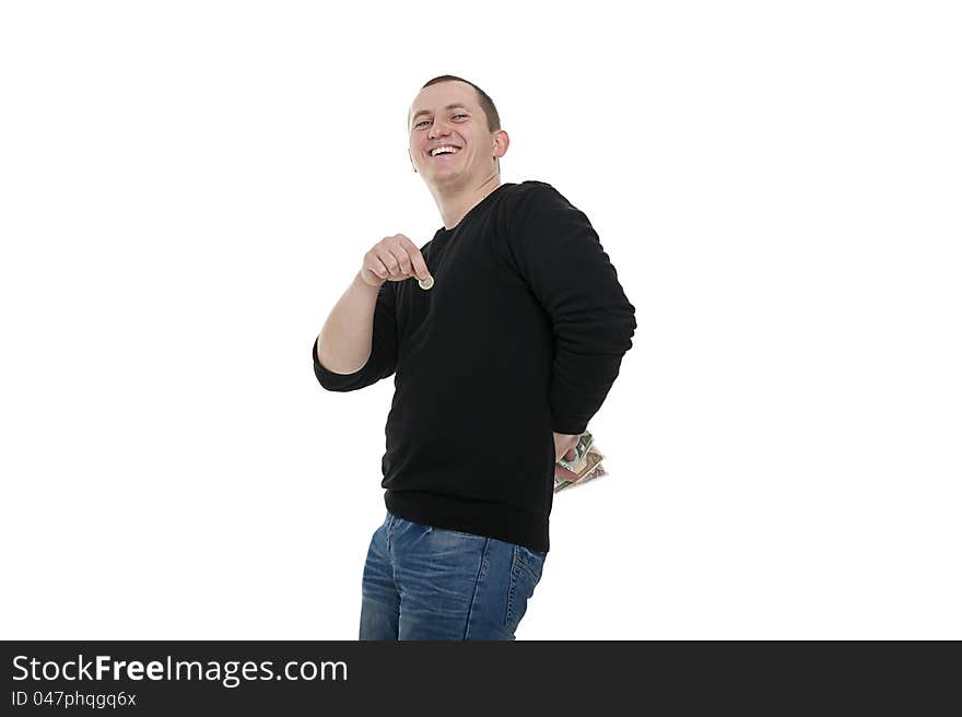 Man with money