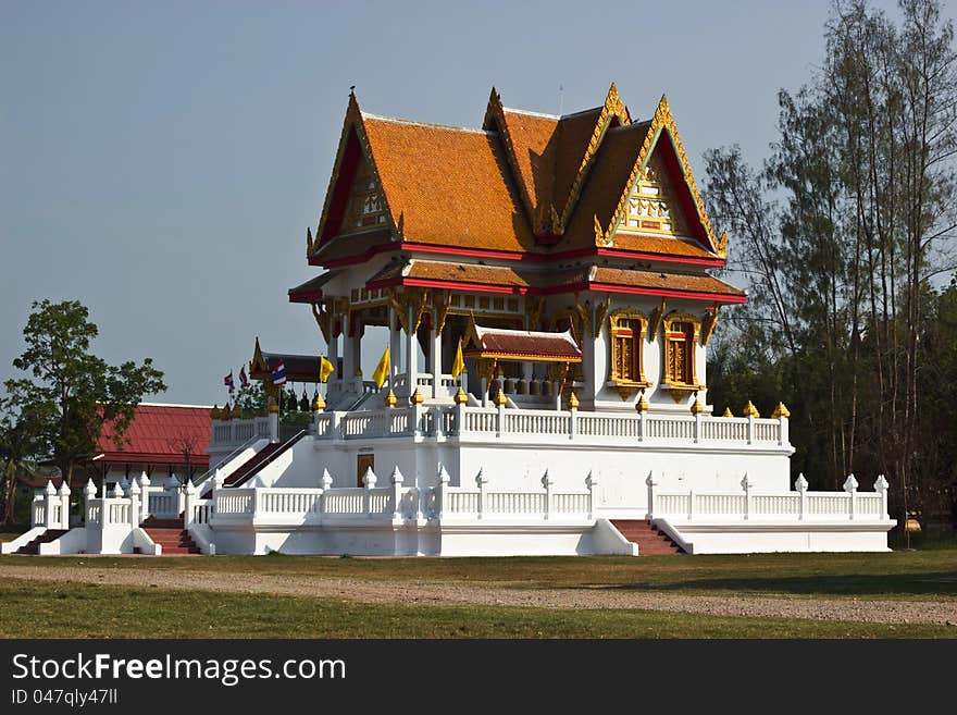 Wat Thai Temple White. Wat Thai Temple White.