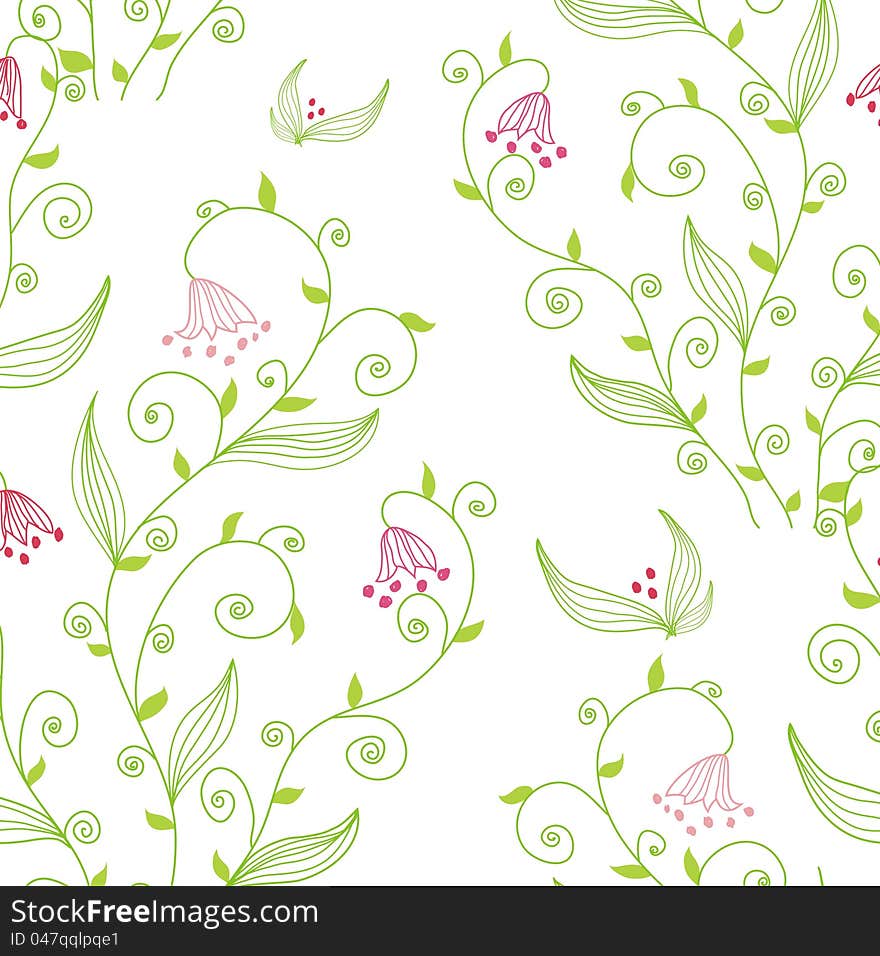 Abstract floral background for your design