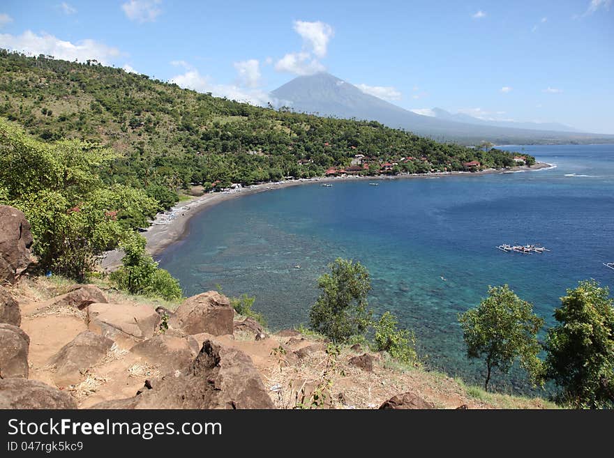 Bay in the village of Amed