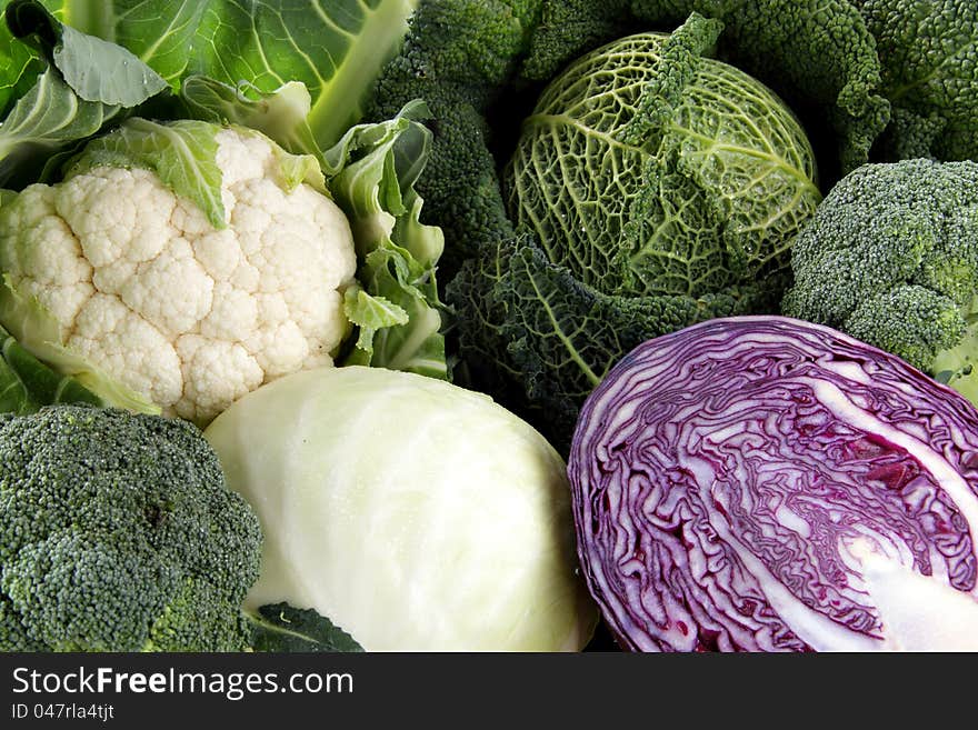 Fresh cabbage mixed vegetables