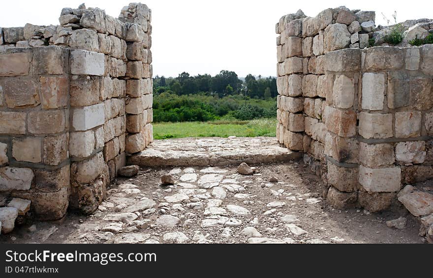 Archaeological excavations in Israel .