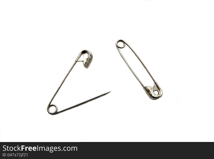 Two safety pin