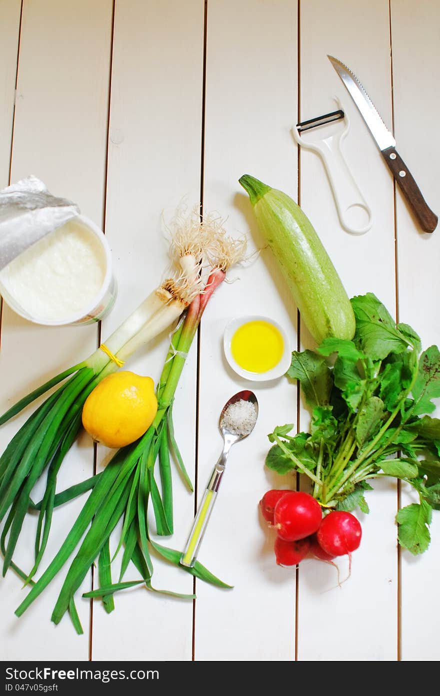 Ingredients for soup