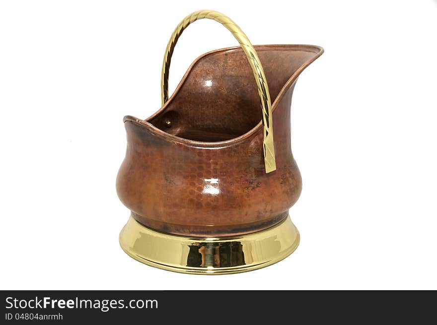 Decorative copper pot