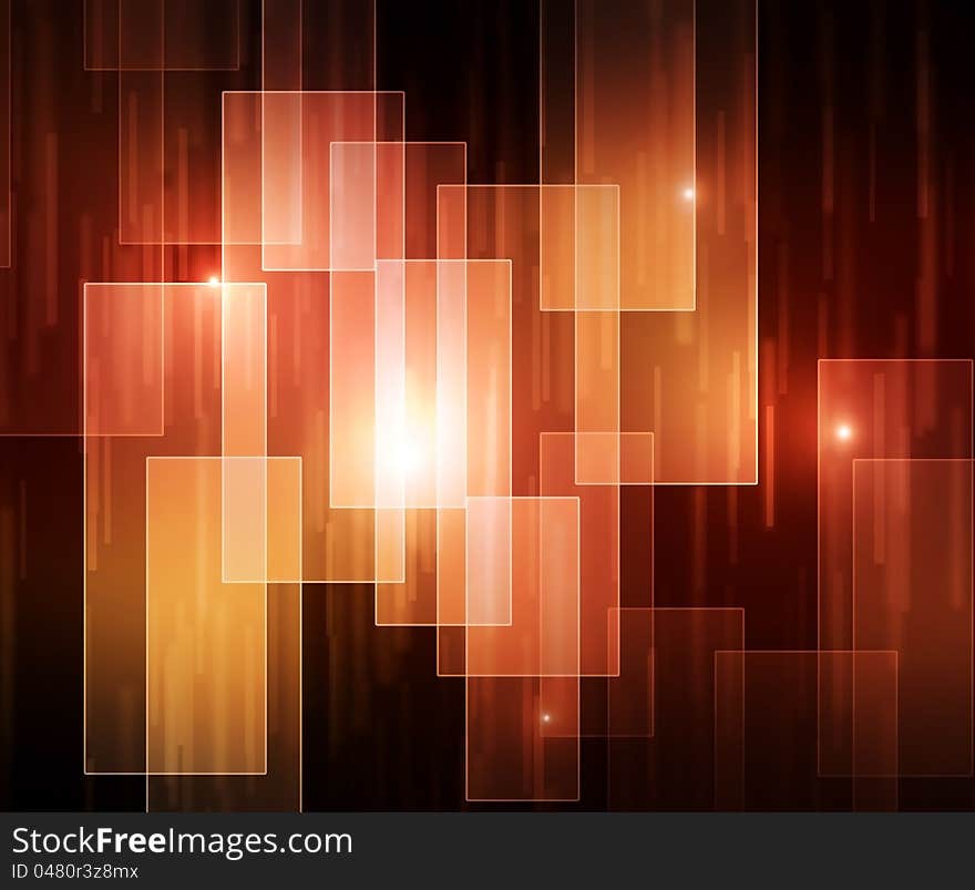 Colorful background of square bokeh and lights. Colorful background of square bokeh and lights